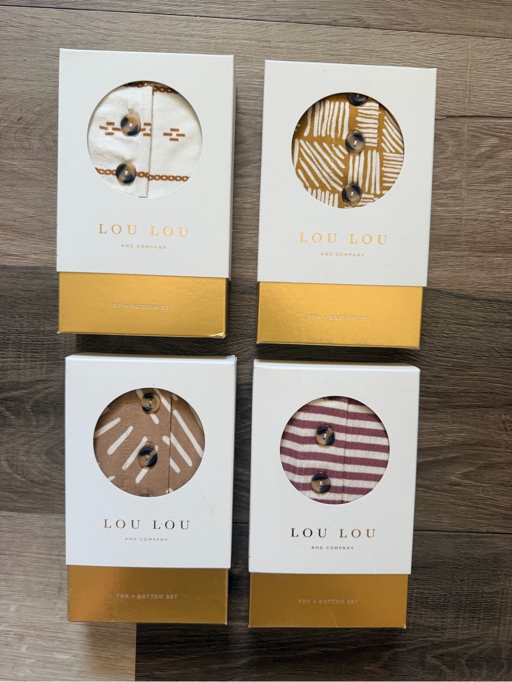 Lou Lou & Company 3-6 Month Matching Sets